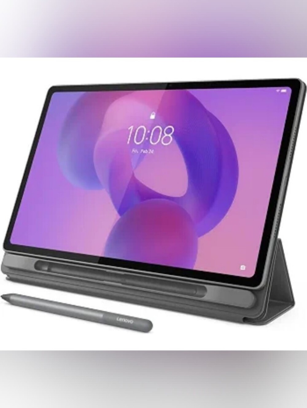 Lenovo Idea Tab Plus 12.1" Tablet Bundle with Tab Pen & Folio Case 128GB 8GB RAM